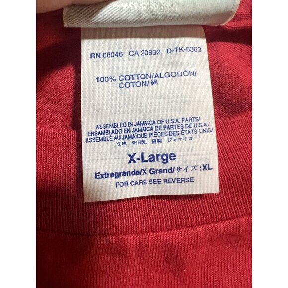 Vintage Washington State Cougars Football Discus Athletics Shirt Mens XL Red. - Picture 6 of 11